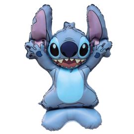 Stitch folie ballon op standaard 73x103cm