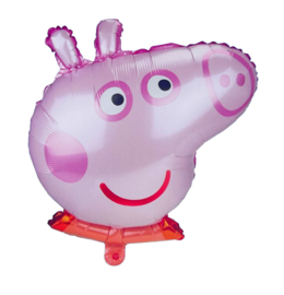 Peppa Pig gezicht folie ballon 57x50cm