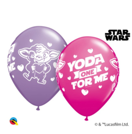 Star Wars Yoda ballonnen 5 stuks