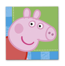 Peppa Pig servetten 16 stuks 33x33cm