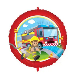 Brandweer folie ballon 46cm