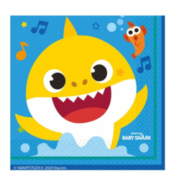 Baby Shark servetten 16 stuks 33x33cm