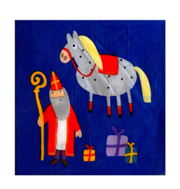 Sinterklaas servetten 20 stuks 25x25cm
