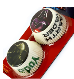 Star Wars cupcake vormpjes 50st 7x5cm