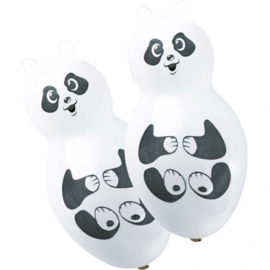 Panda ballonnen 4 stuks