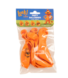 Oranje WK Loeki ballonnen 8st 30cm