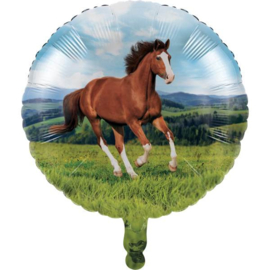 Paard folie ballon 46cm