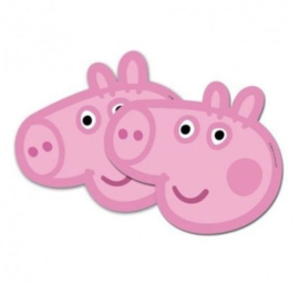 Peppa Pig maskers 6 stuks