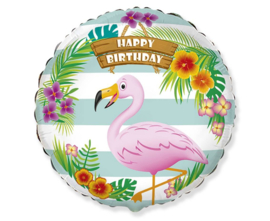 Flamingo folie ballon 45cm