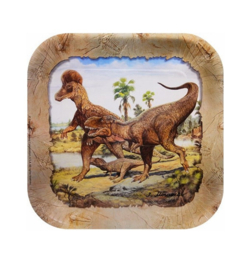 Jurassic Dino bordjes 8 stuks 18cm