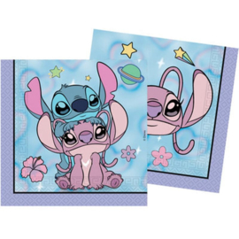 Stitch en Angel cute servetten 20 stuks 33x33cm