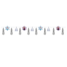 Frozen slinger XL met metallic kwastjes