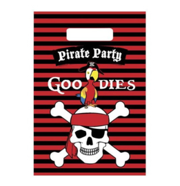 Piraten feestzakjes 6 stuks