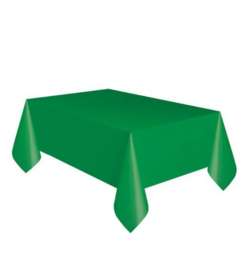 Tafelkleed groen plastic 137x274cm