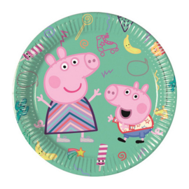 Peppa Pig borden 10 stuks 19,5cm