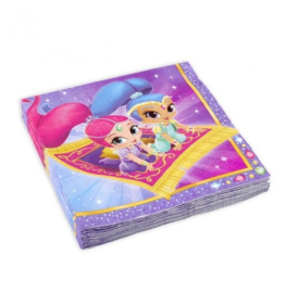 Shimmer and Shine servetten 20 stuks 33x33cm