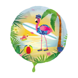 Flamingo folie ballon 45cm