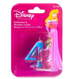 Disney princess taartkaars cijfer 4
