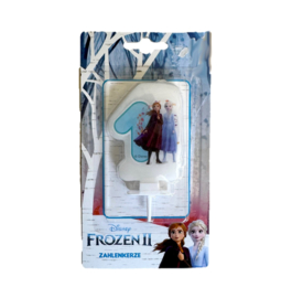 Frozen taartkaars cijfer een 6cm