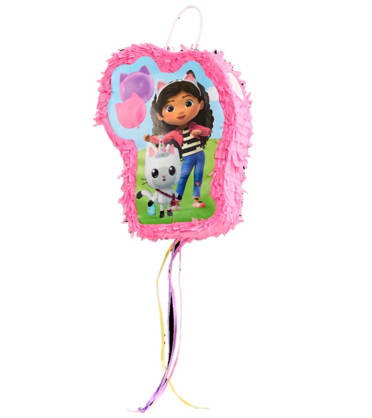 Gabby's Poppenhuis pinata 27x8x35cm