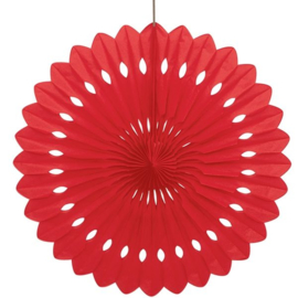 Decowaaier rood 40cm