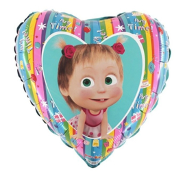 Masha en de beer folie ballon 46cm