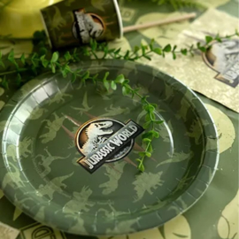 Jurassic World borden 6 stuks 23cm
