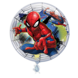 Spiderman ballon doorzichtig 56cm