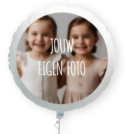 Eigen foto ballon XL 58cm