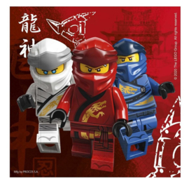 Lego Ninjago servetten 16st 33cm