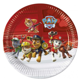 Paw Patrol borden 8 stuks 23cm