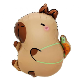 Capibara folie ballon 38x44cm