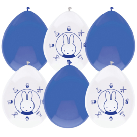 Nijntje ballonnen 6 stuks 30cm