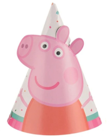 Peppa Pig feesthoedjes klein 8 stuks