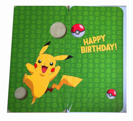 Pokemon verjaardagskaart