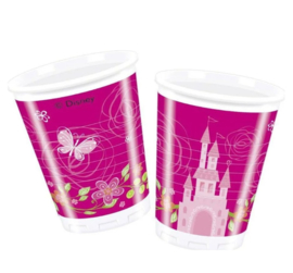 Prinsessen bekertjes 8 stuks 200ml