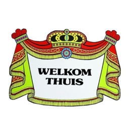 Klassiek kroonschild Welkom Thuis