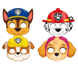 Paw Patrol maskers 4 stuks