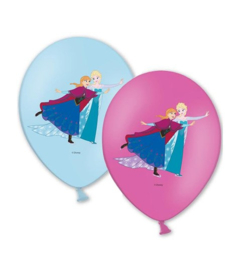 Frozen ballonnen Anna en Elsa 6 stuks