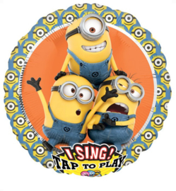 Minions muziek ballon 71cm