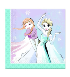 Frozen servetten 20 stuks 33x33cm