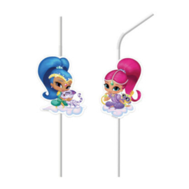 Shimmer and Shine rietjes 6 stuks