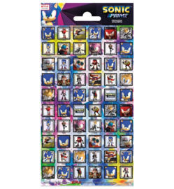 Sonic the hedgehog stickervel 20x10,5cm
