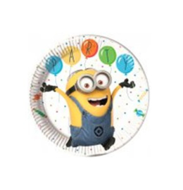 Minions Despicable Me borden 8 st 23cm