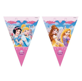 Prinsessen vlaggenlijn slinger plastic 2,3m