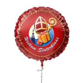 Welkom Sinterklaas folie ballon 45cm