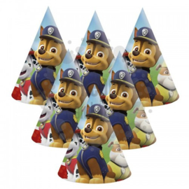 Paw Patrol feesthoedjes 6 stuks