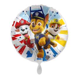 Paw Patrol Chase Marshall Rubble folie ballon 45cm