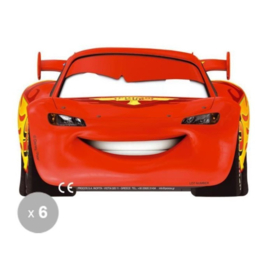 Cars maskers 6 stuks