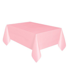 Tafelkleed licht roze 140x274cm